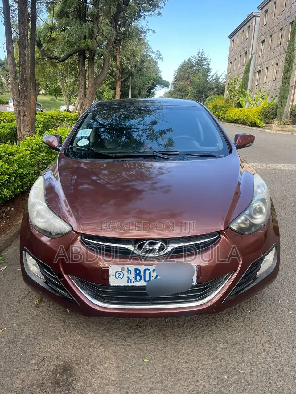 Hyundai Avante 2013 Red