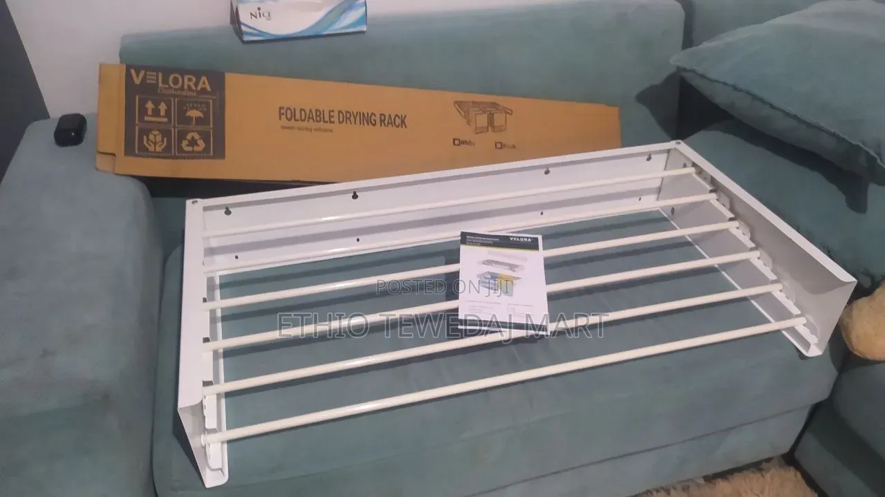 Ivation Retractable Wall Mounted Clothes Drying Rack