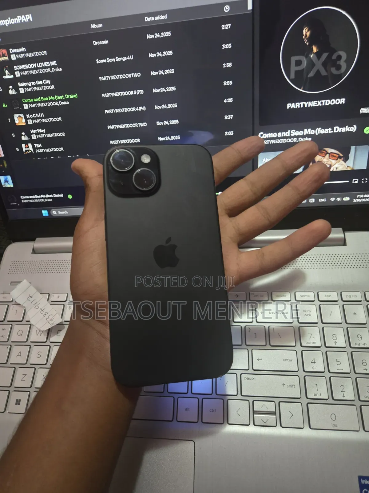 Apple iPhone 15 256 GB Black
