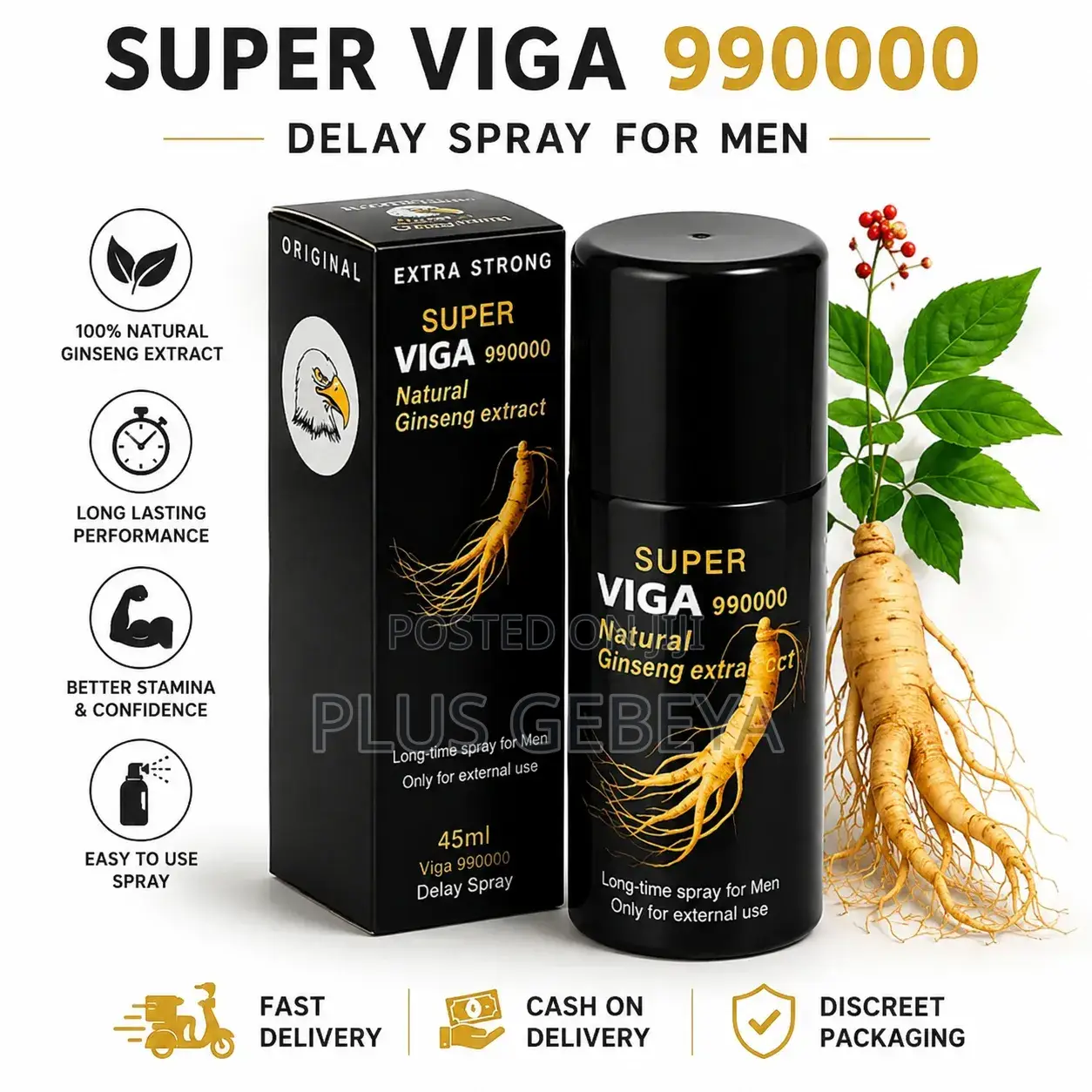 Super Viga 990000 Delay Spray for Men – Long Lasting