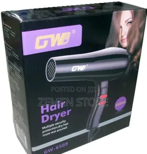 Gw ጥራት ያለው የፀጉር ማድረቂያ | Gw Hair Dryer 1600w