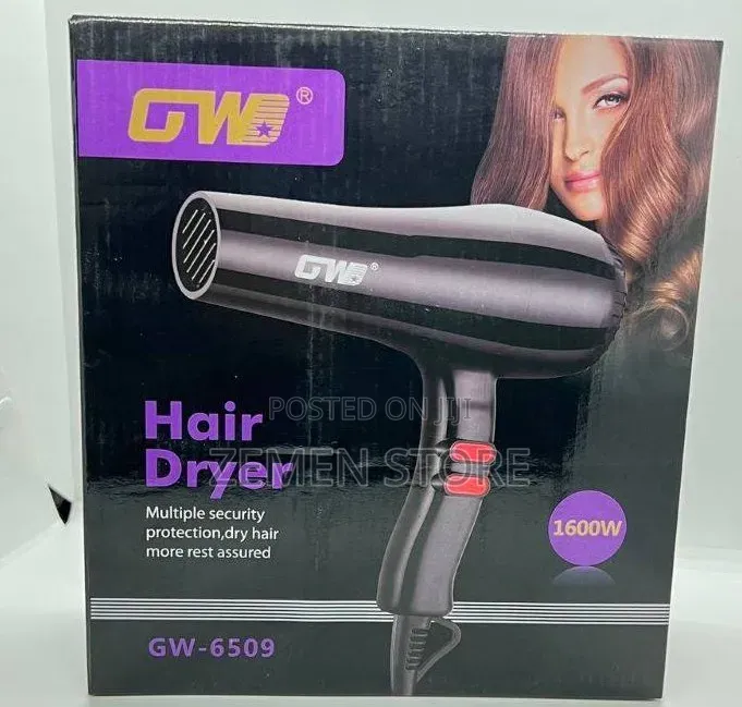 Gw ጥራት ያለው የፀጉር ማድረቂያ | Gw Hair Dryer 1600w