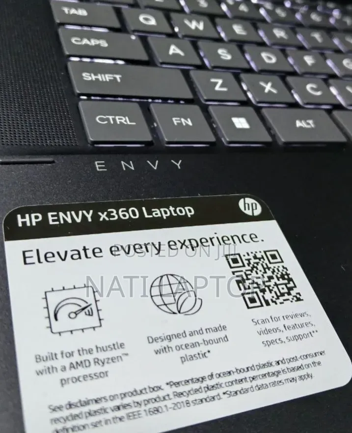 New Laptop HP Envy X360 8GB AMD Ryzen 5 SSD 256GB