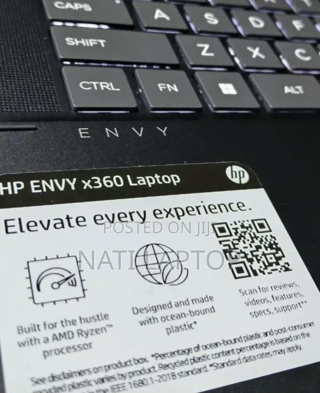 New Laptop HP Envy X360 8GB AMD Ryzen 5 SSD 256GB