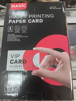 Magic Ink Jet Printing Paper Card