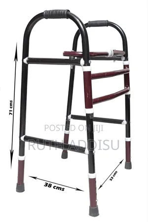 Green Nature Folding and Adjustable Walker for Mobility Support