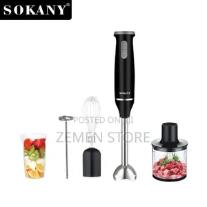 Sokany Multifunctional Hand Blender 5 በ 1 የሆነ ምግብ መፍጫ