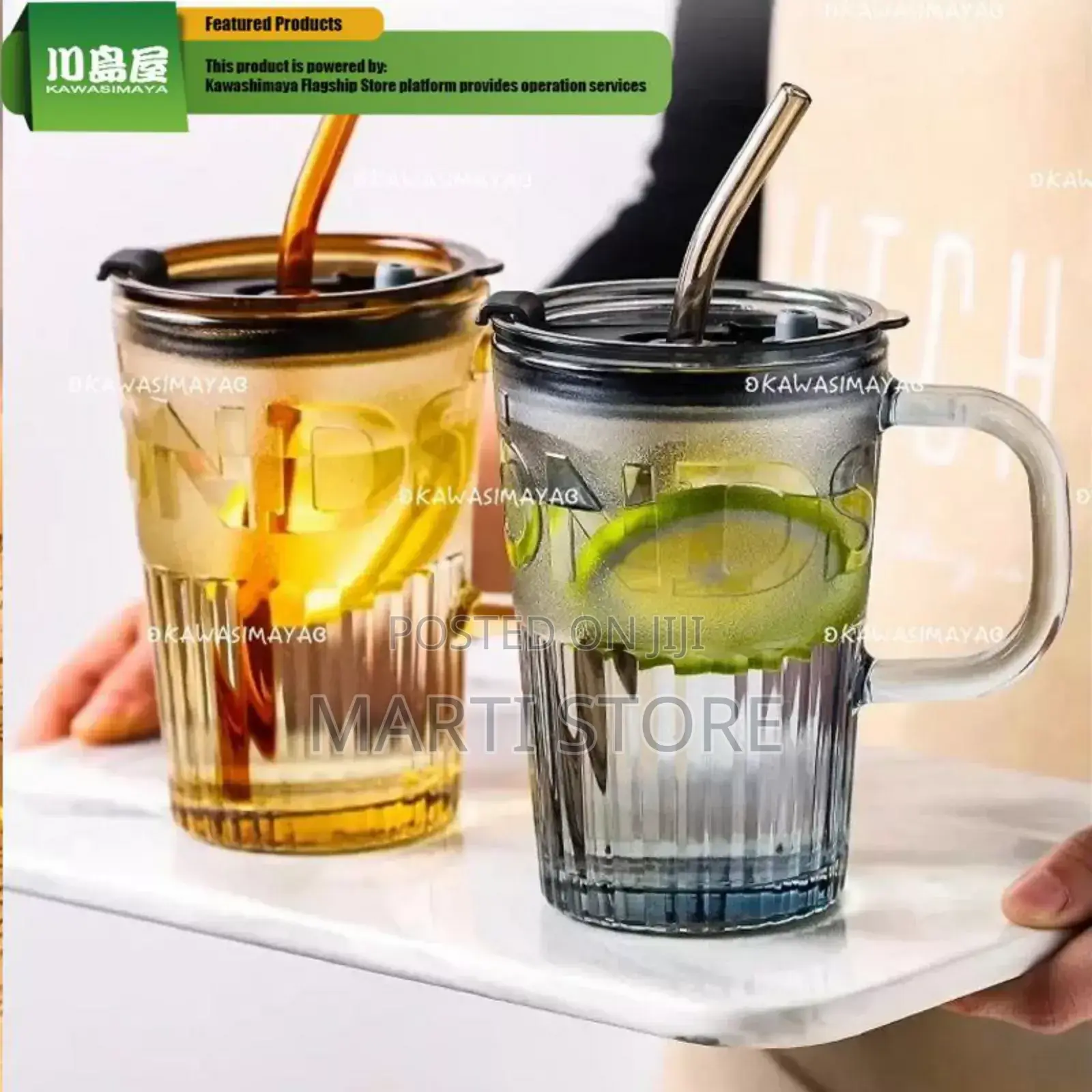 Diamond Heat Resistant Glass Mug