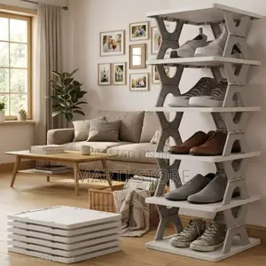 Six Layer Folding Shoe Rack