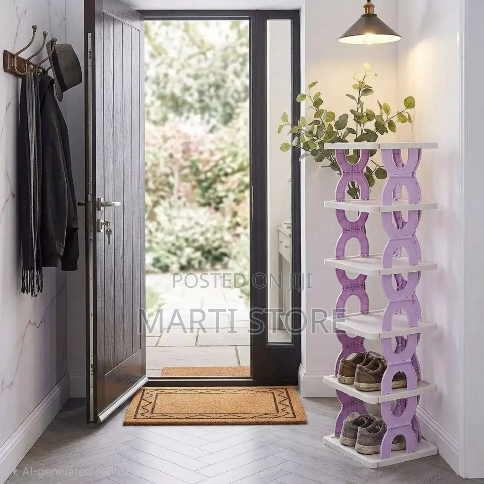 Six Layer Folding Shoe Rack