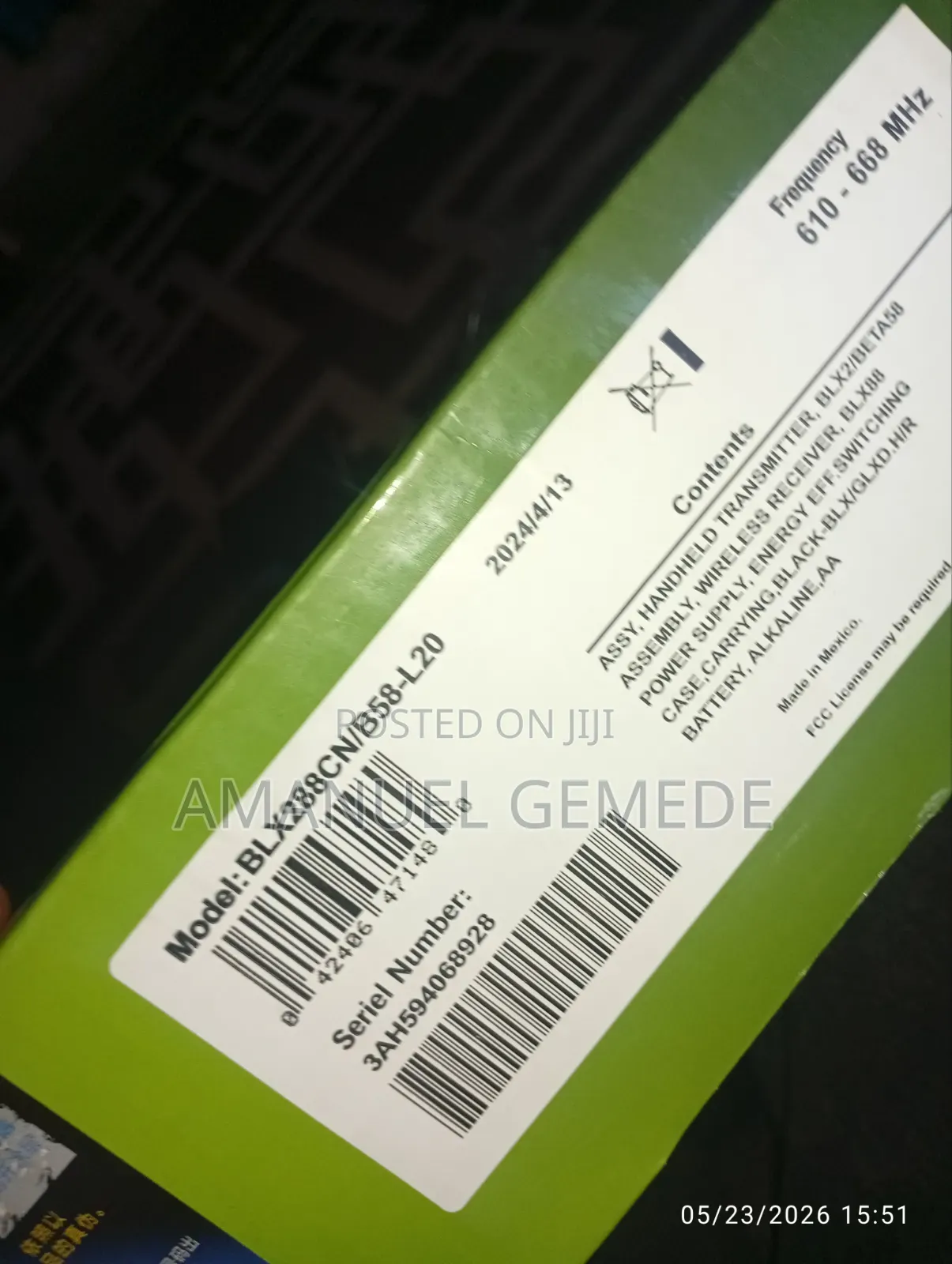 Shure Microphone Beta 58a