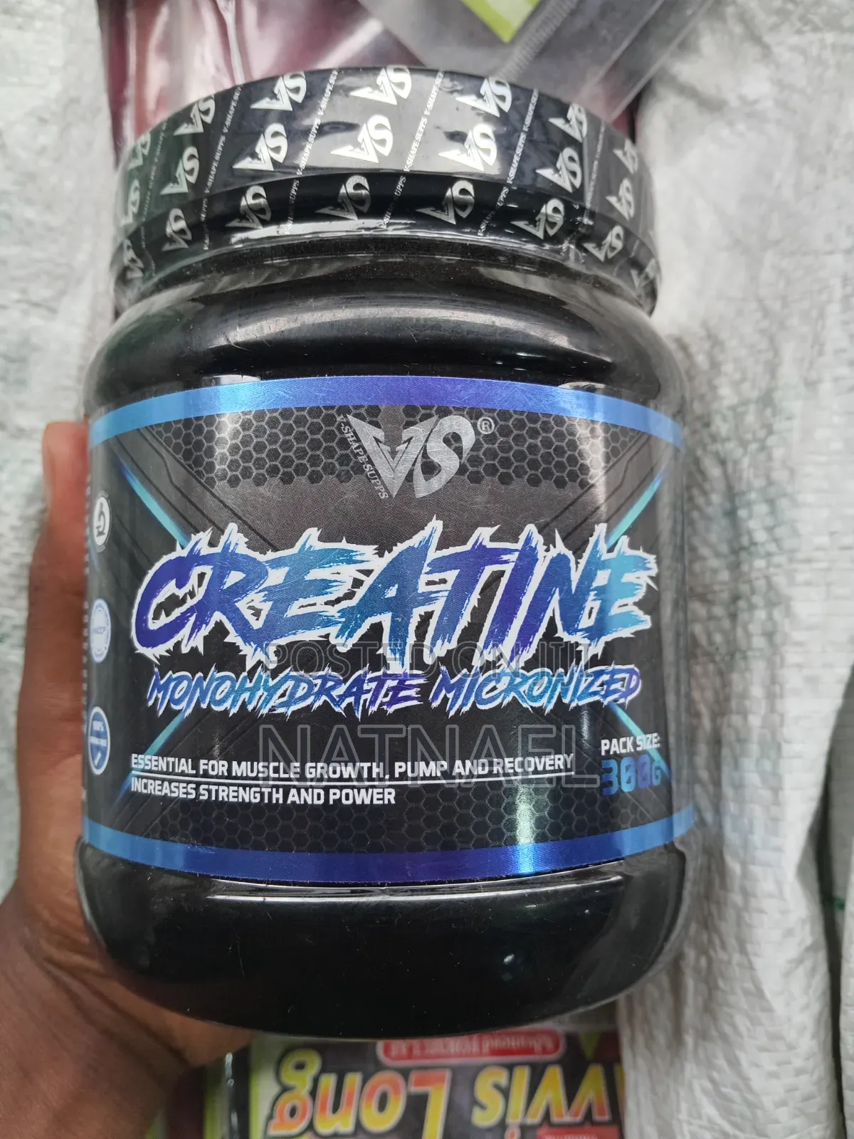 V-Shape Creatine ለጡንቻ እድገት