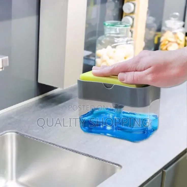 Soap Pump Dispenser With Sponge