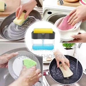Soap Pump Dispenser With Sponge