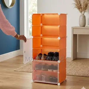 Plastic Cube Shoe Rack