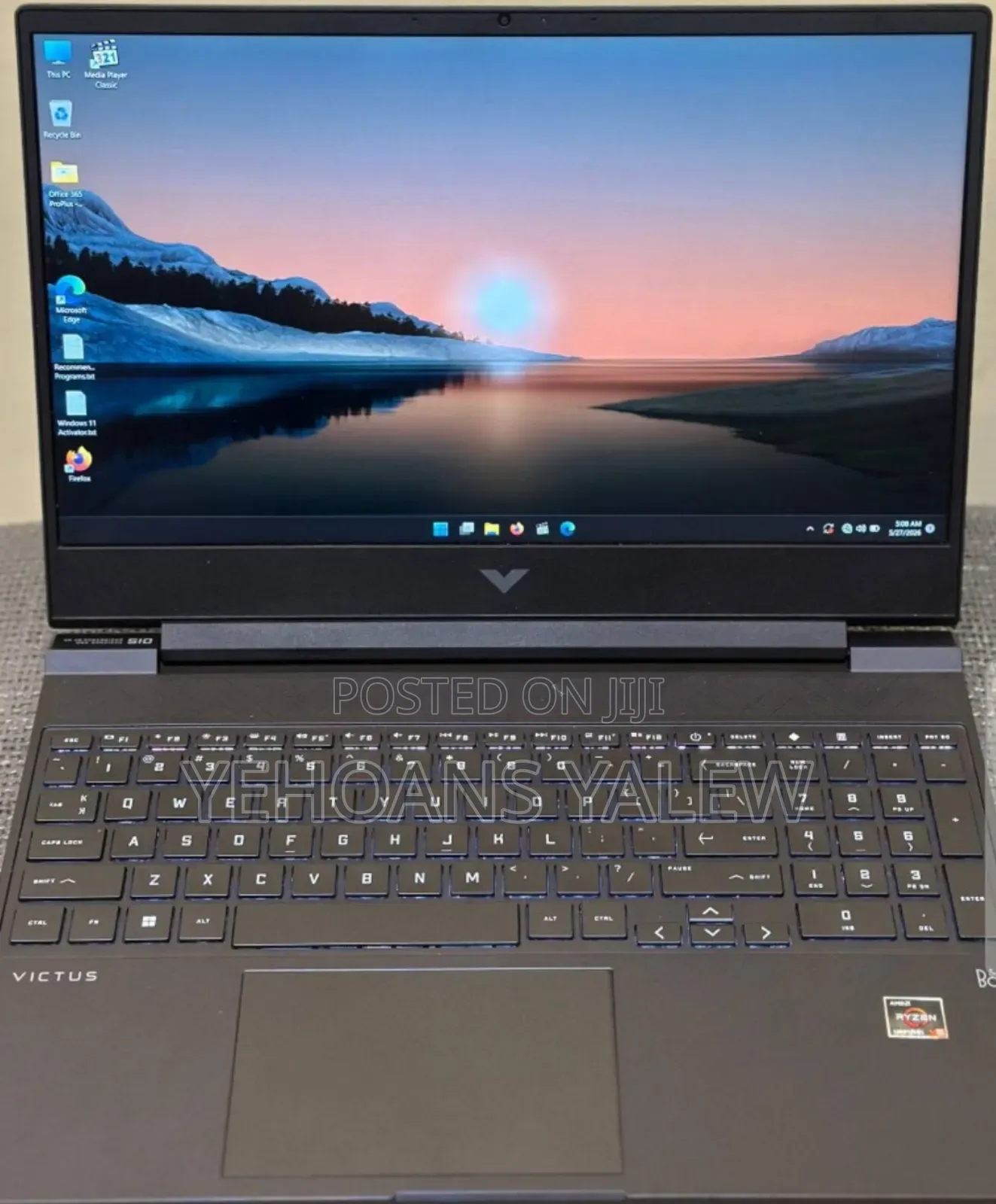 New Laptop HP Victus 15 8GB AMD Ryzen 5 SSD 512GB