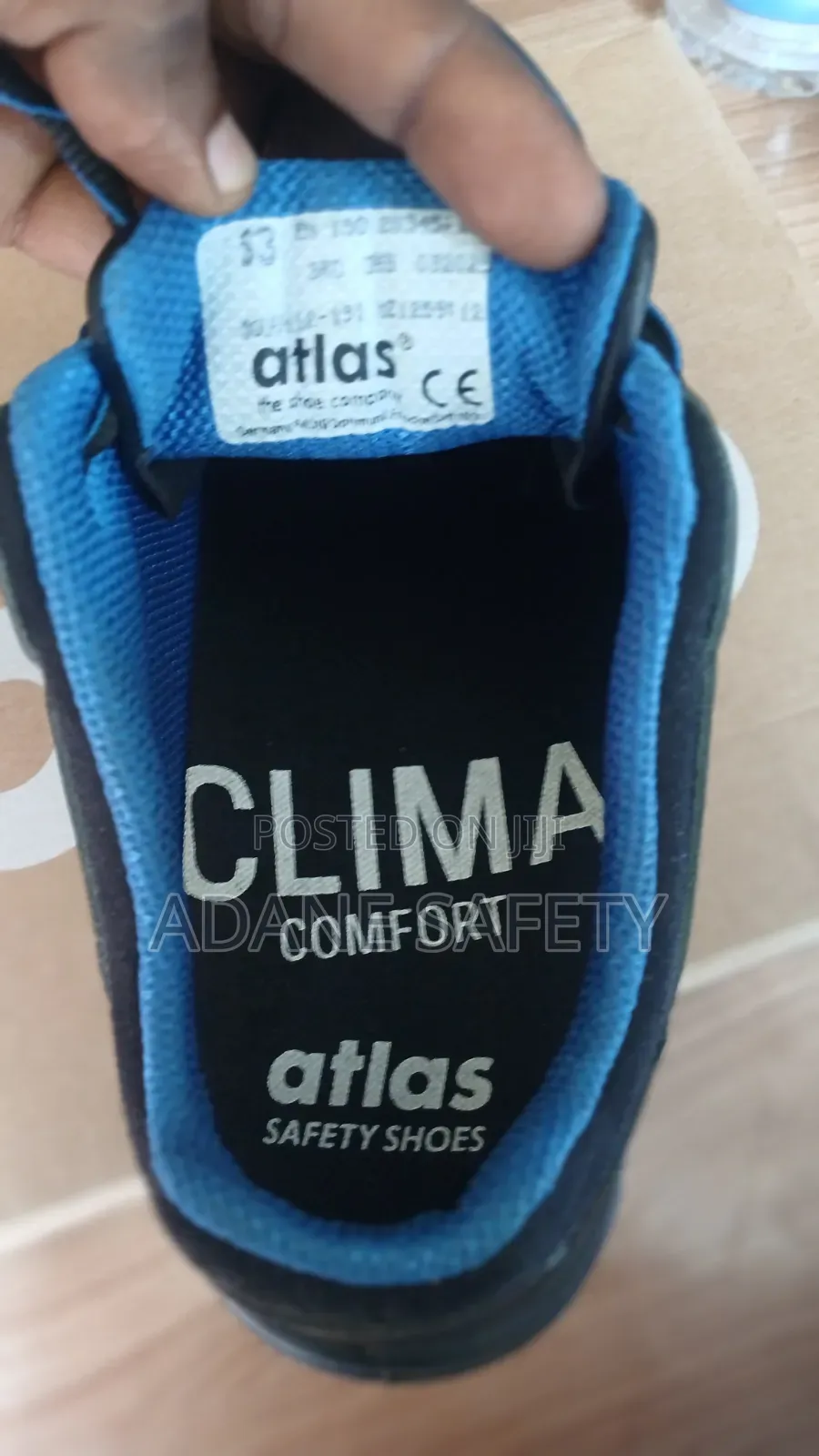 Atlas Safety Shoe ለገራጅ እና ለ ኮንስትራክሽን ስራ