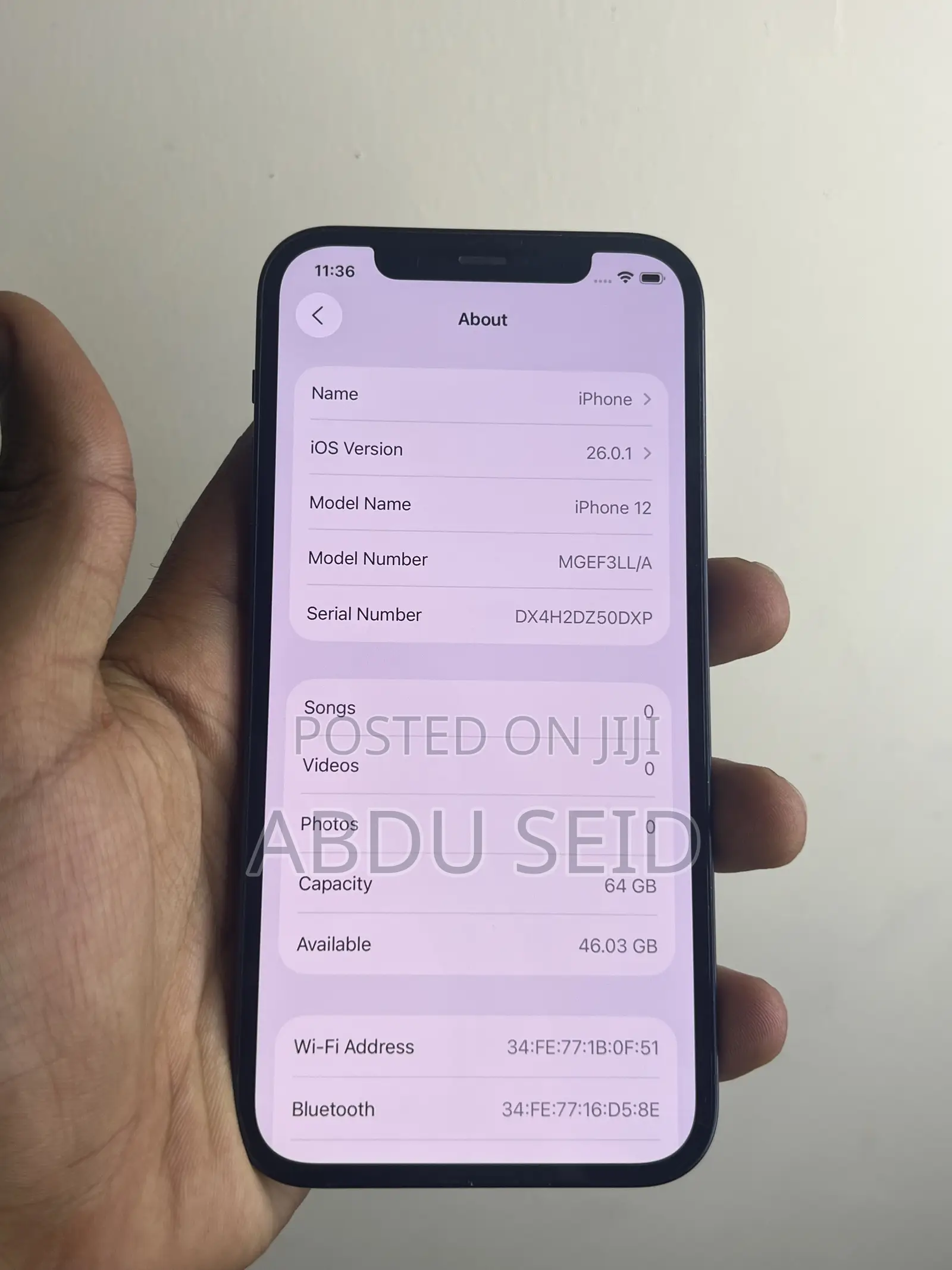New Apple iPhone 12 64 GB Black