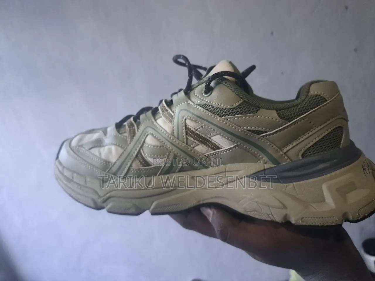 Kappa Low-Top Running Shoes - Khaki Green - Clean