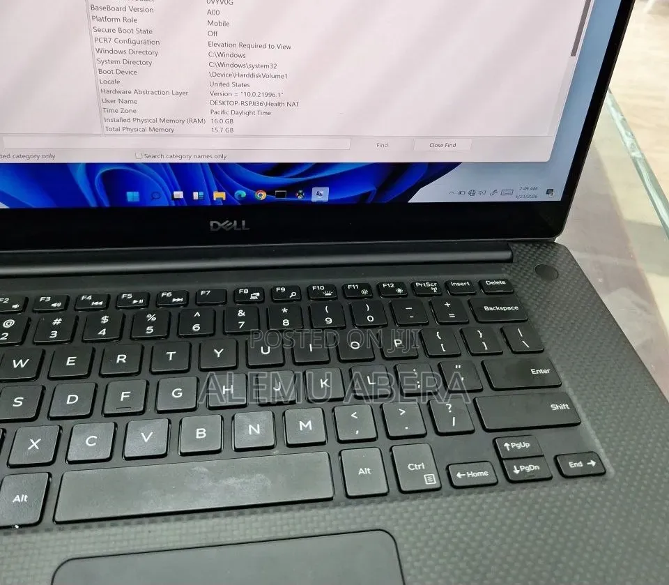 New Laptop Dell XPS 15 16GB Intel Core i7 SSD 512GB