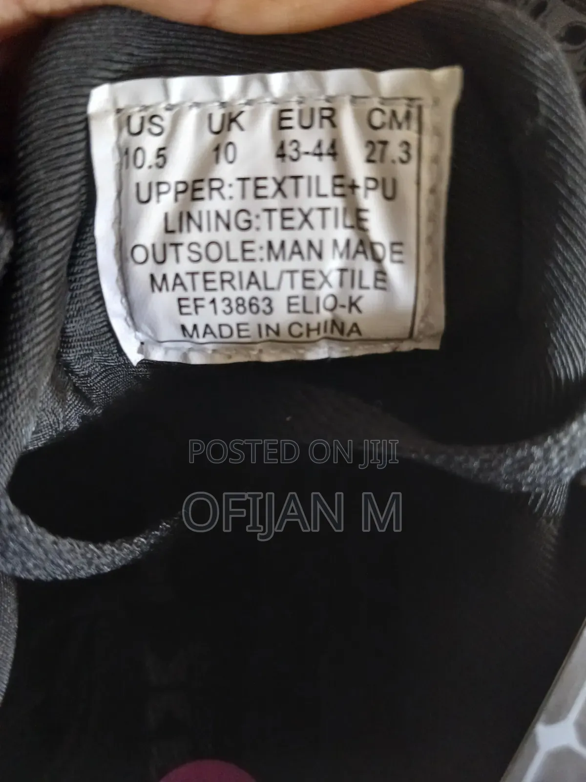 Men's Shoe RBX Black