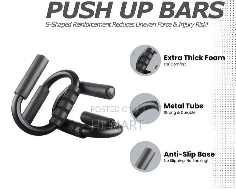 S Type Anti Slip Push Up Bar