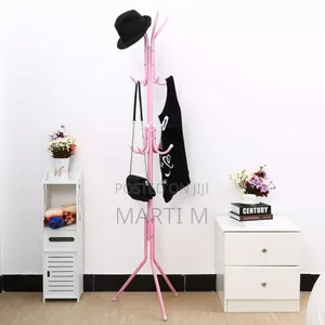 1pc Heavy Duty Metal Coat Rack