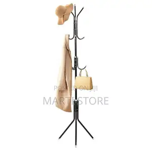 1pc Heavy Duty Metal Coat Rack