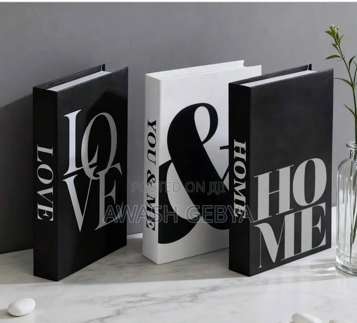3 Pieces Fake Book Decorations for Office and Home