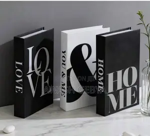 3 Pieces Fake Book Decorations for Office and Home