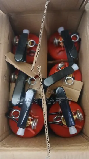 2kg Fire Extinguisher With Installation Brackets 2እሳት ማጥፊያ እስከነ መስቀያው
