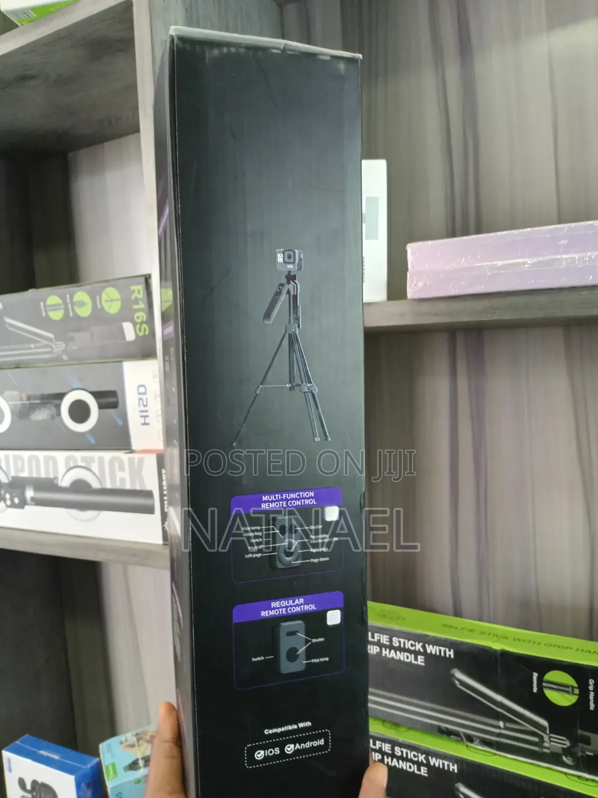 C19 Ai Tracking Stable Selfie Tripod With Dual Ring Lights
