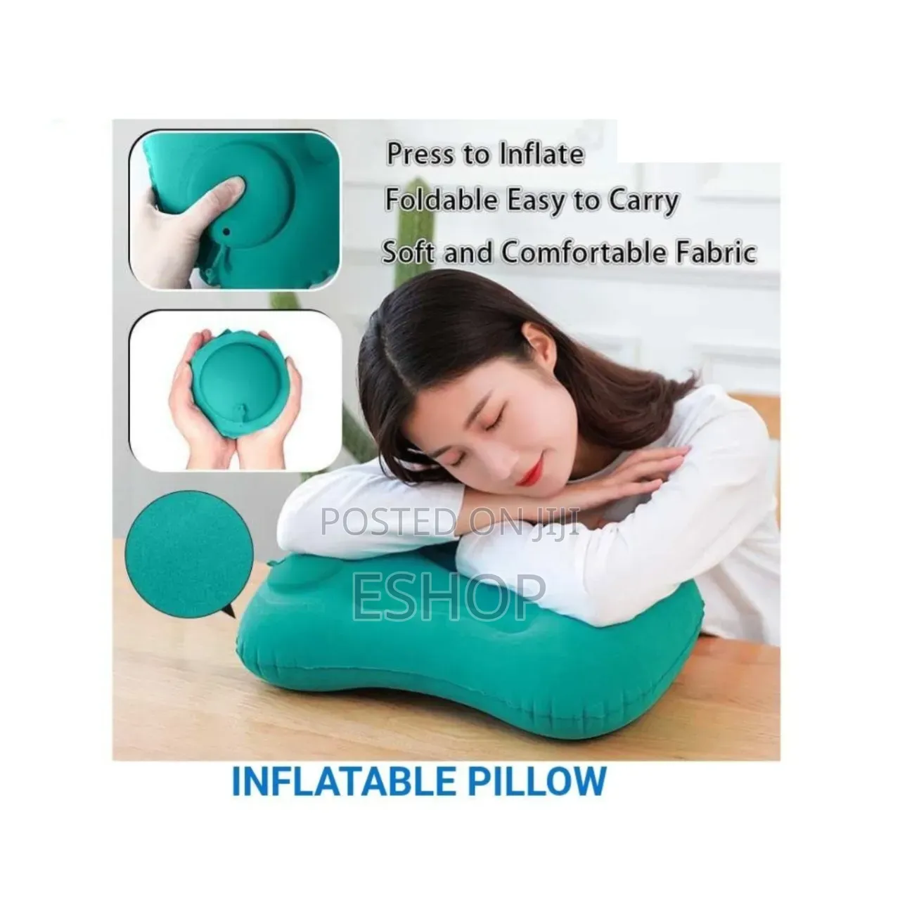 Tear-resistant Inflatable Camp Pillow