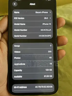Apple iPhone 13 128 GB Black