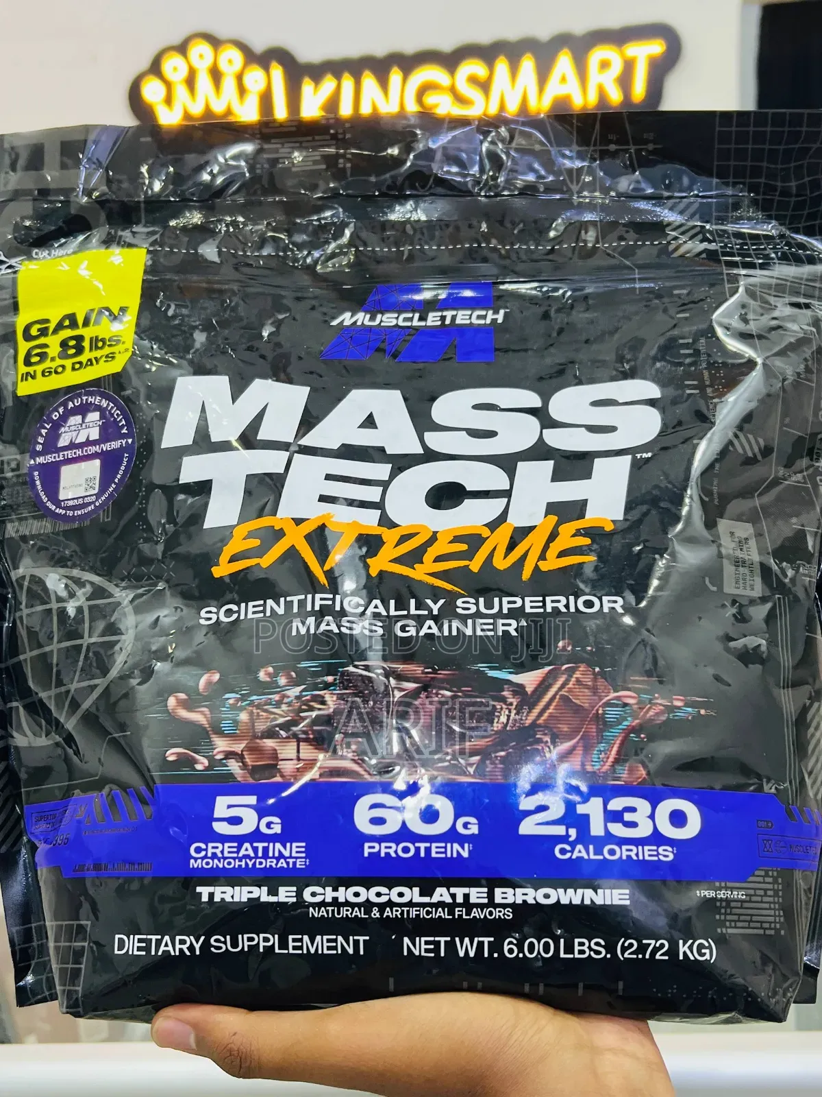 Muscletech Masstech Extreme Mass Gainer 2.72kg