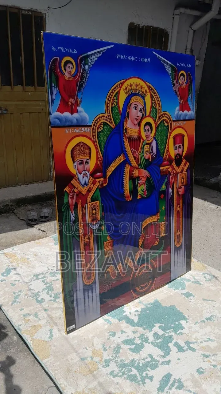 በ Epoxy የተሰሩ ቅዱሳን ስዕላት