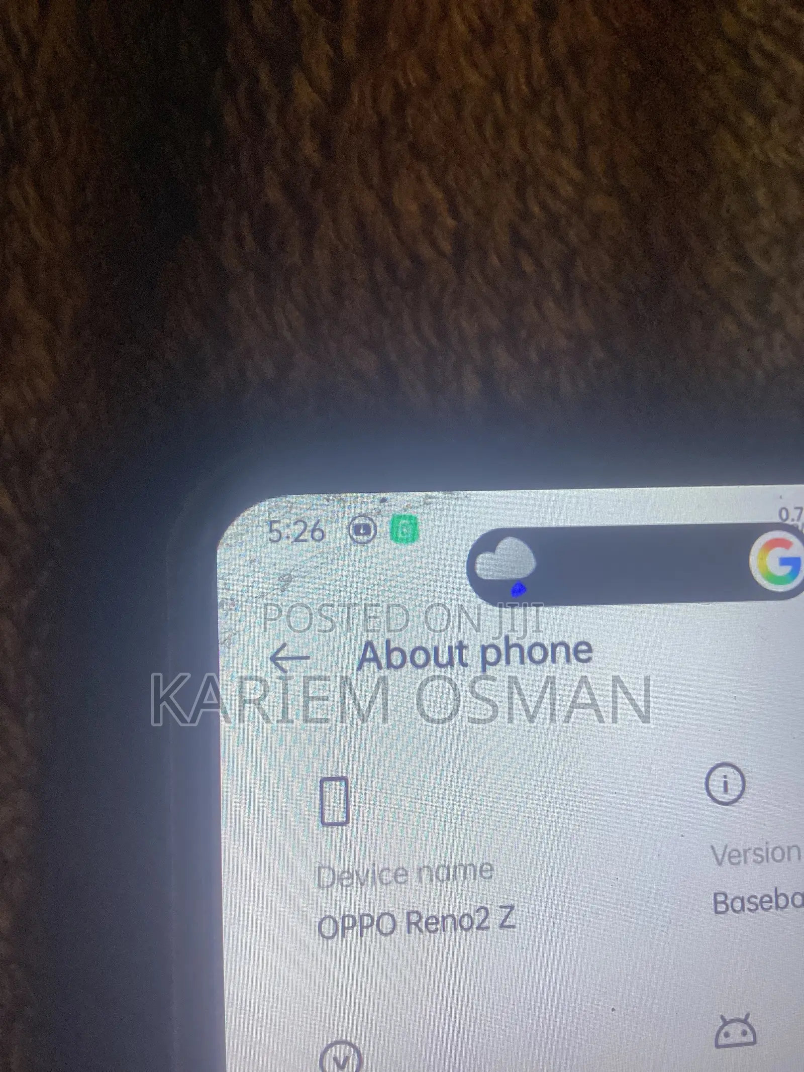 Oppo Reno 2F 128 GB Blue