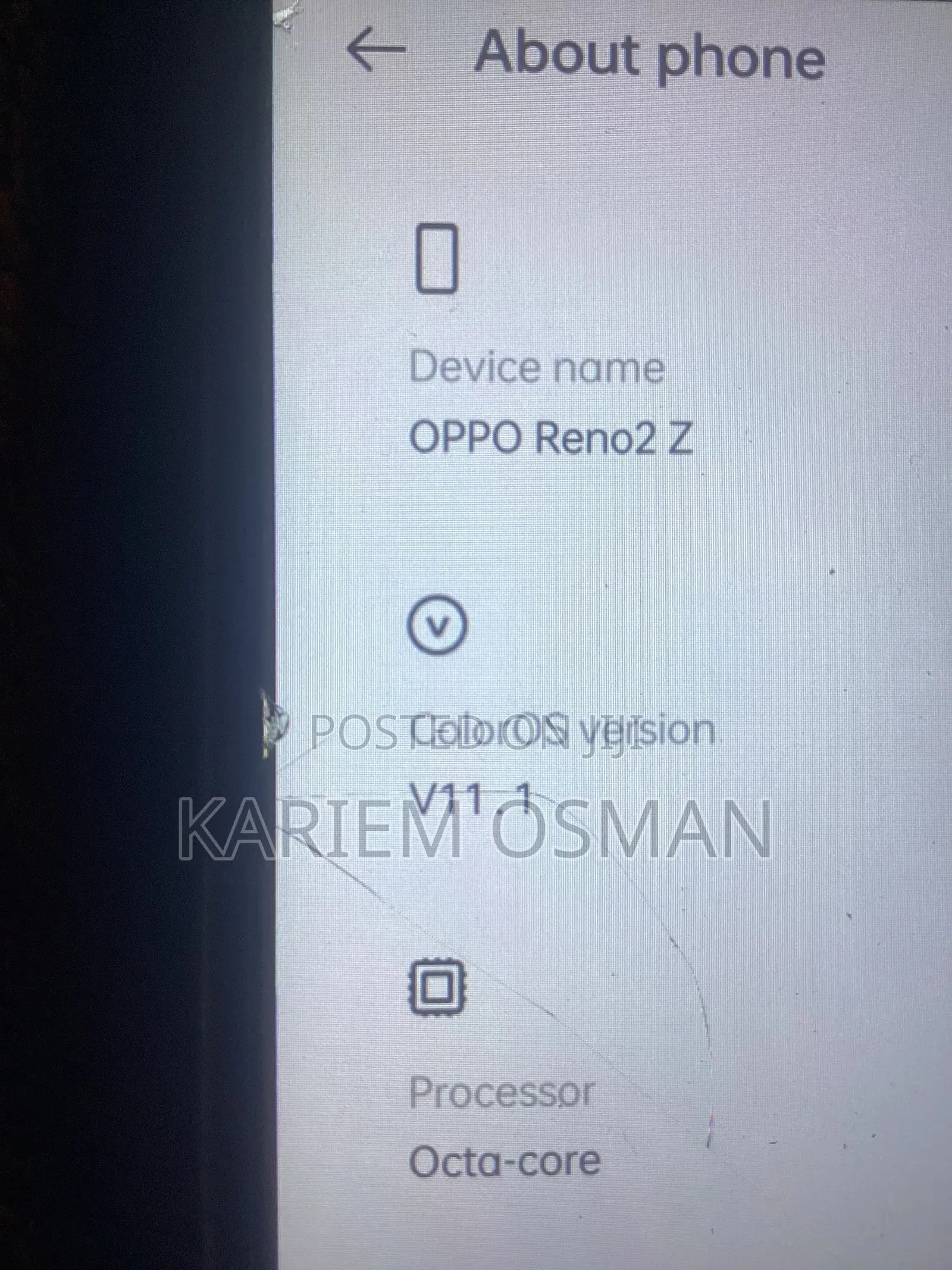 Oppo Reno 2F 128 GB Blue