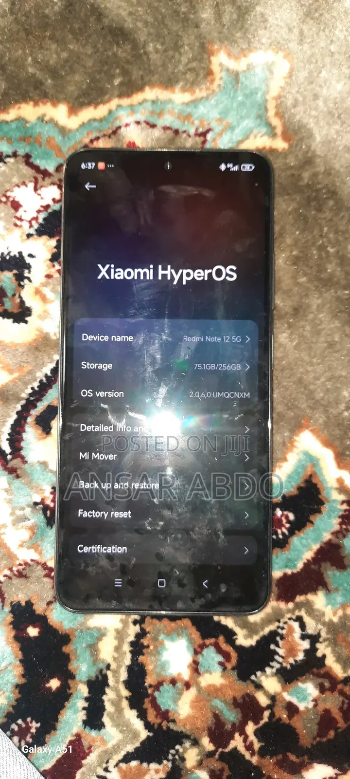 Xiaomi Redmi Note 12 5G 256 GB Gray