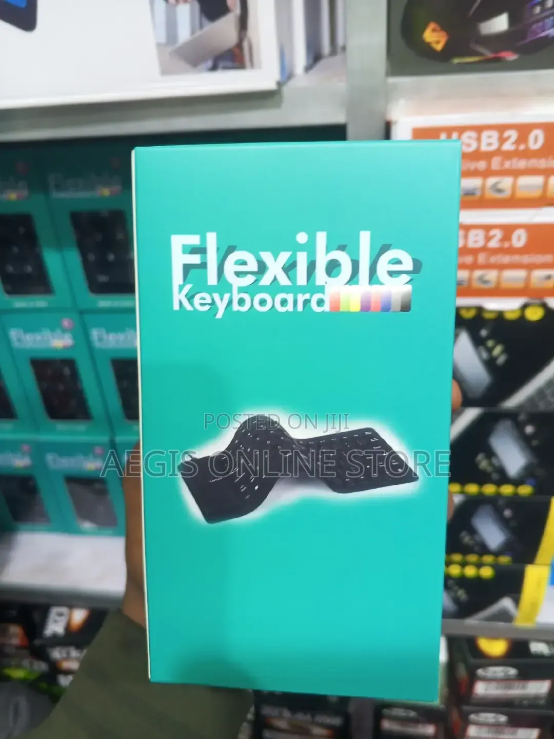 Flexible Roll-up Silicone Keyboard