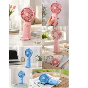 Dual-use Mini Fan: Desktop Stand Handheld Design