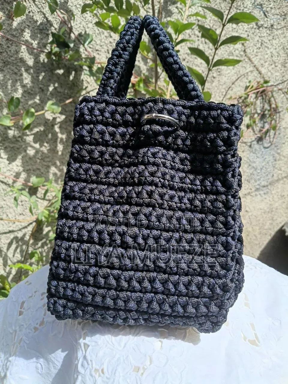 Classic Handmade Crochet Shoulder Bag