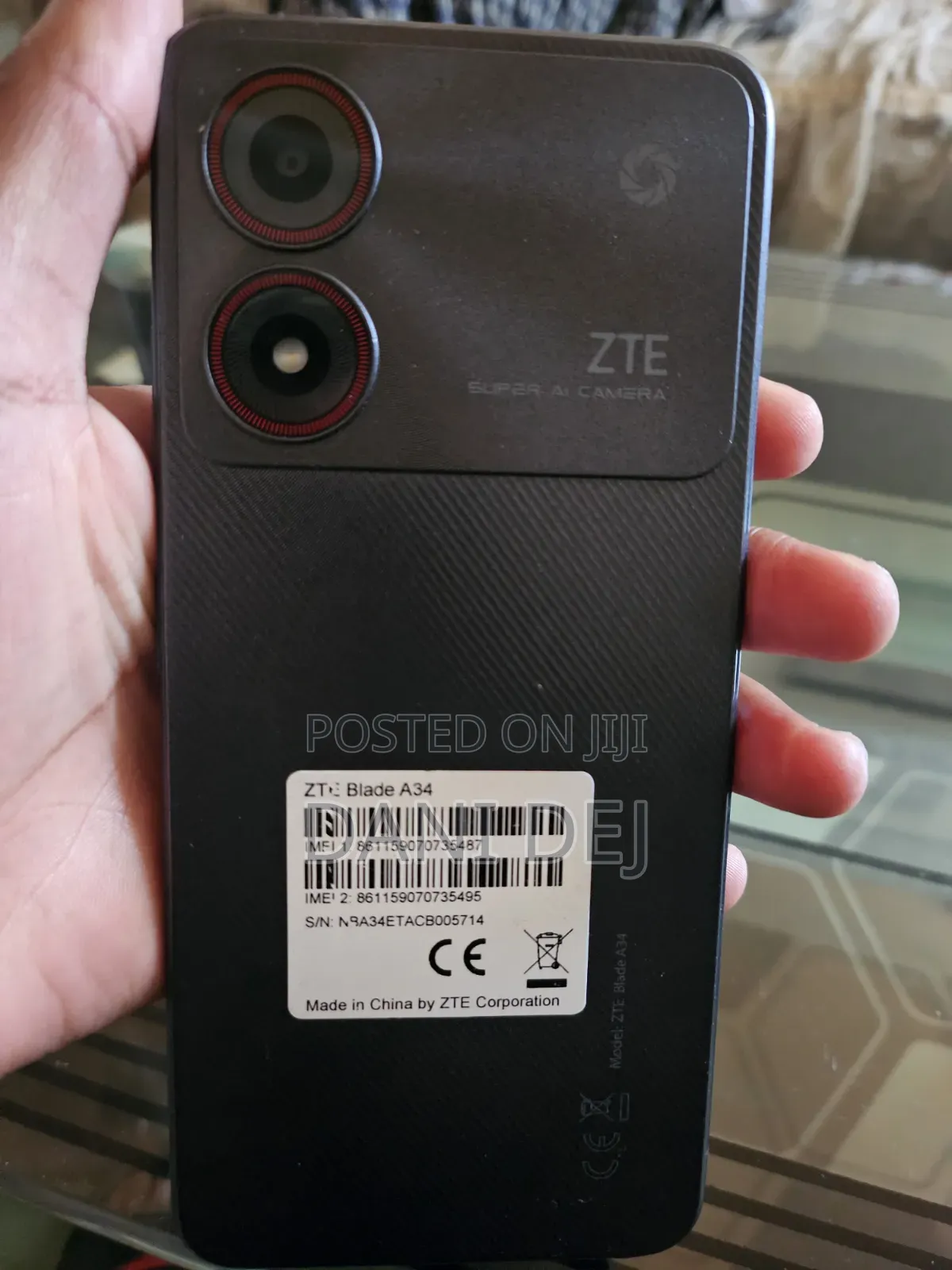 New ZTE Blade A34 64 GB Black