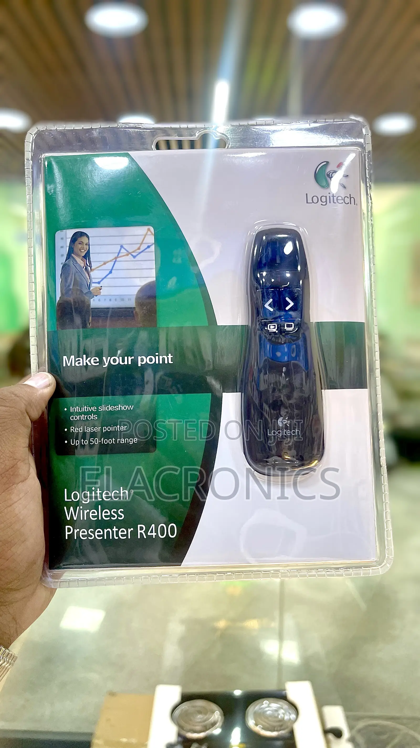 Pointer Laser (Wireless Presenter) Logitech R400