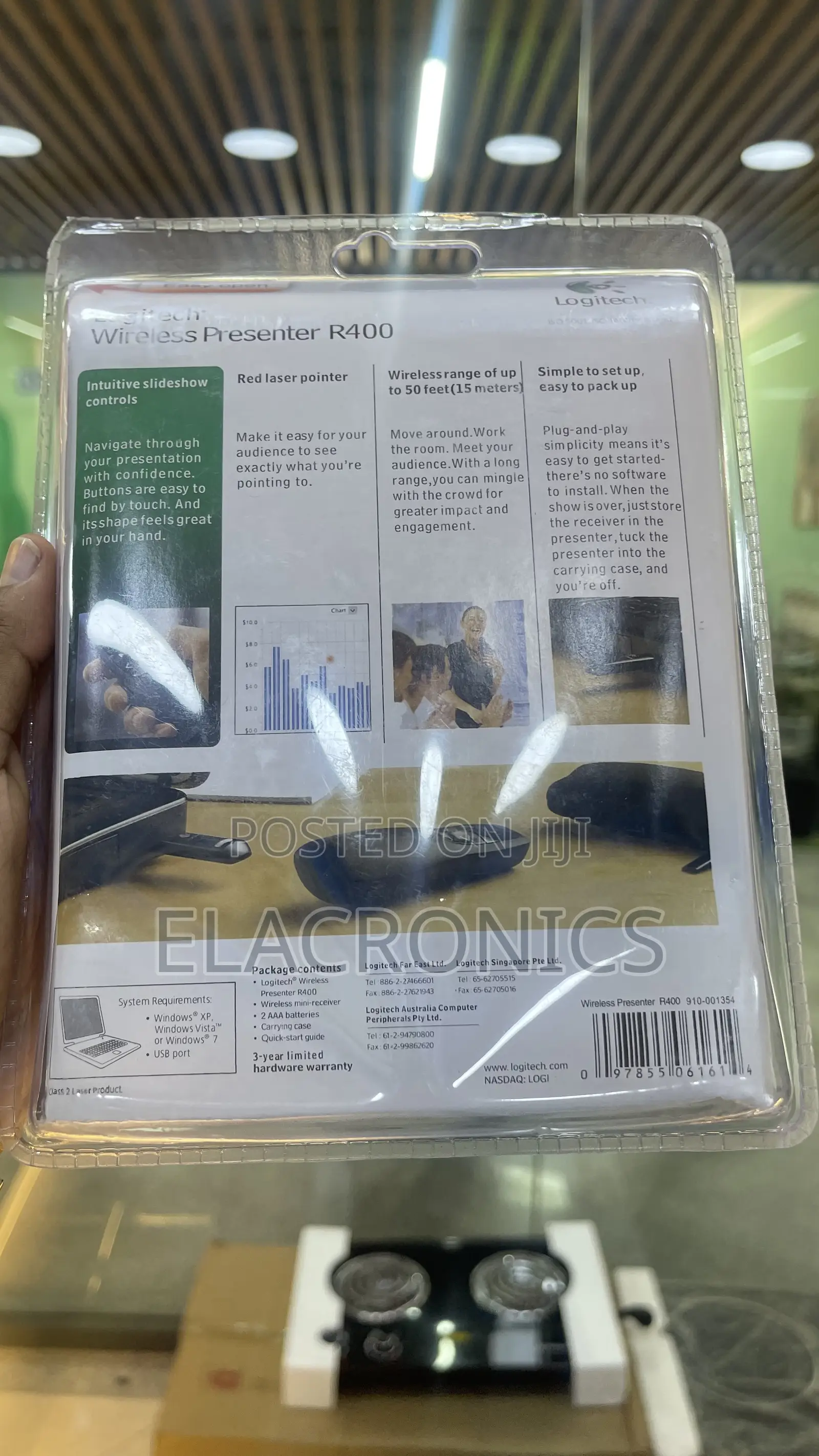 Pointer Laser (Wireless Presenter) Logitech R400