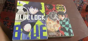 Blue Lock and Demon Slayer Manga