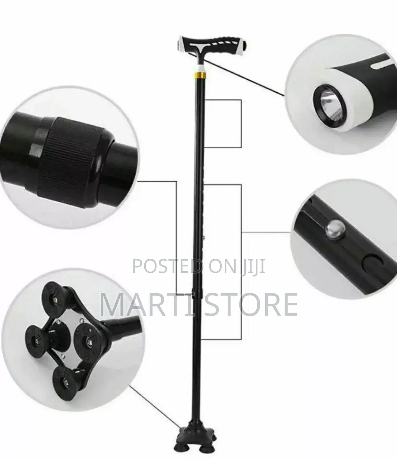 Telescopic Elderly Crutch