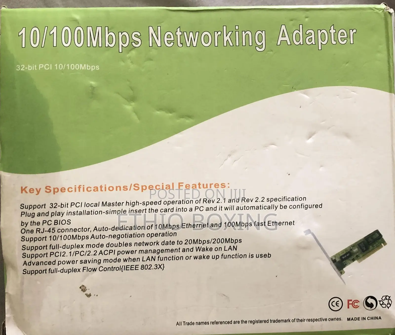 32-Bit Pci 10/100mbps