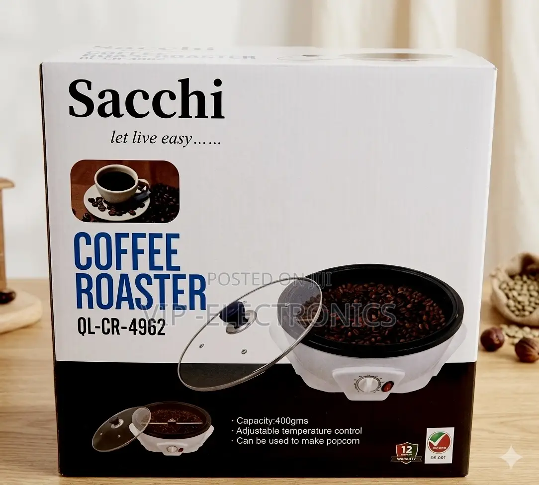 Sacchi Coffee Roaster 400g Capacity Coffee Bean Roaster