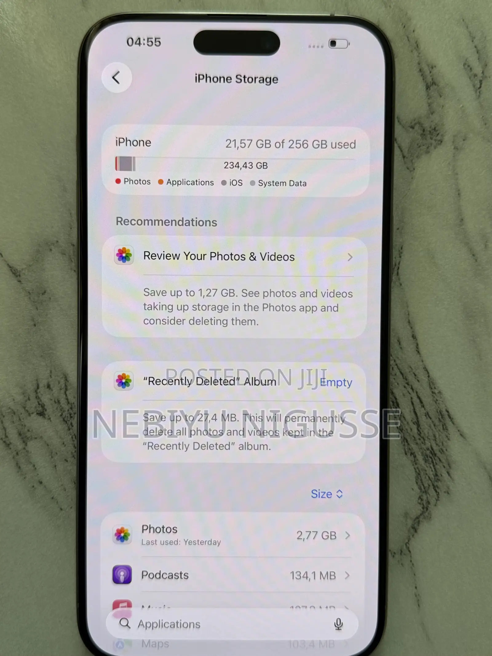 Apple iPhone 15 Pro Max 256 GB White
